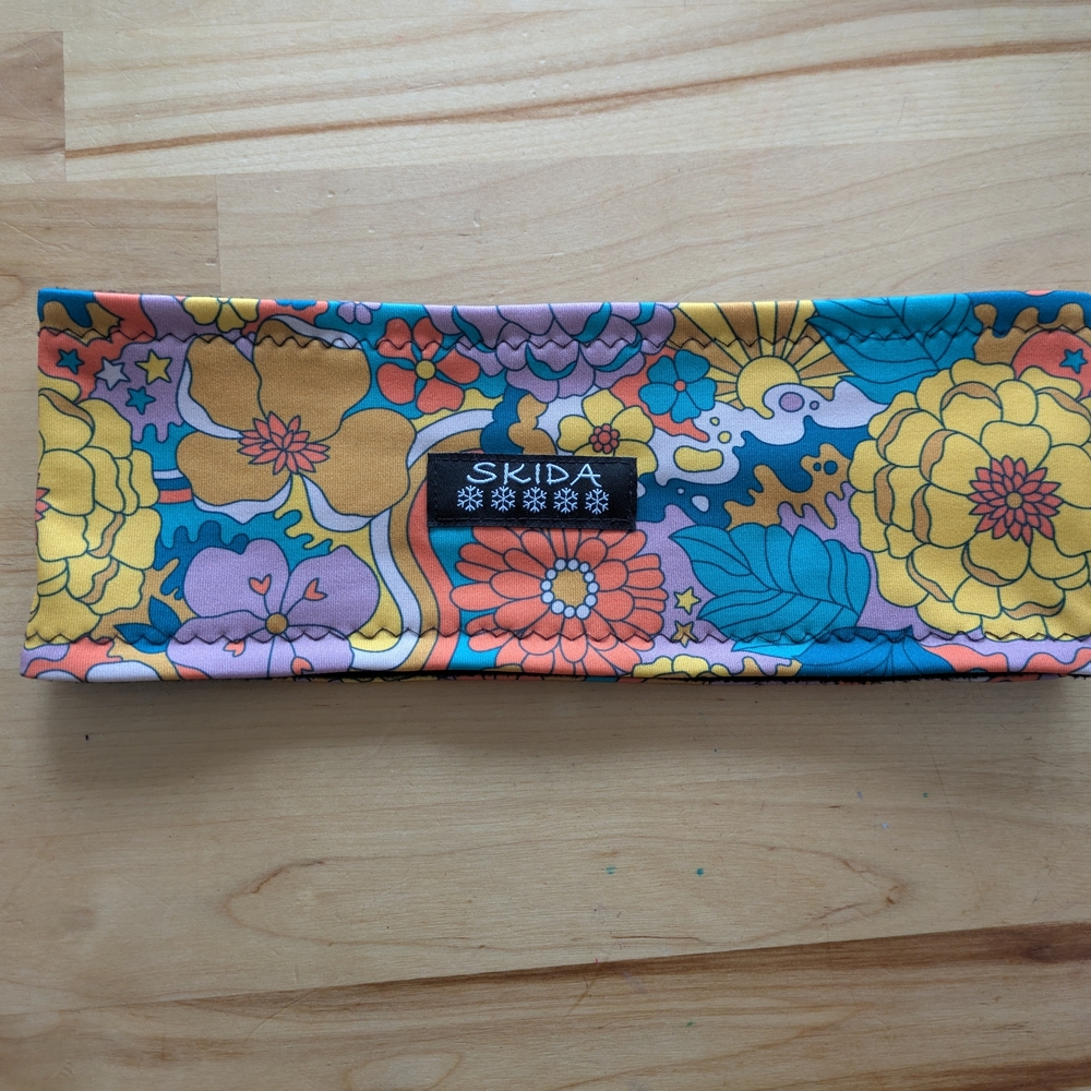 Skida Floral Women's Headband Fleece Lined